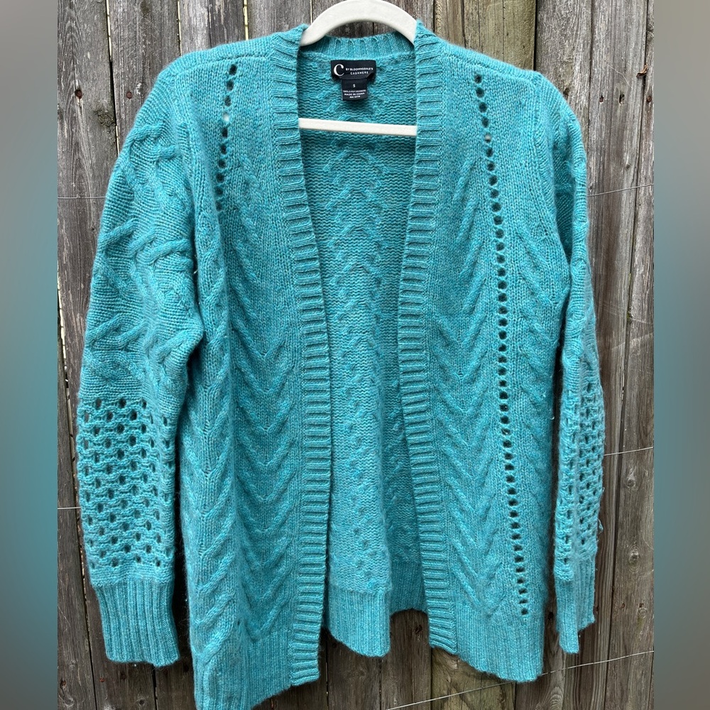 Bloomingdale’s Cashmere Open-Front Cardigan